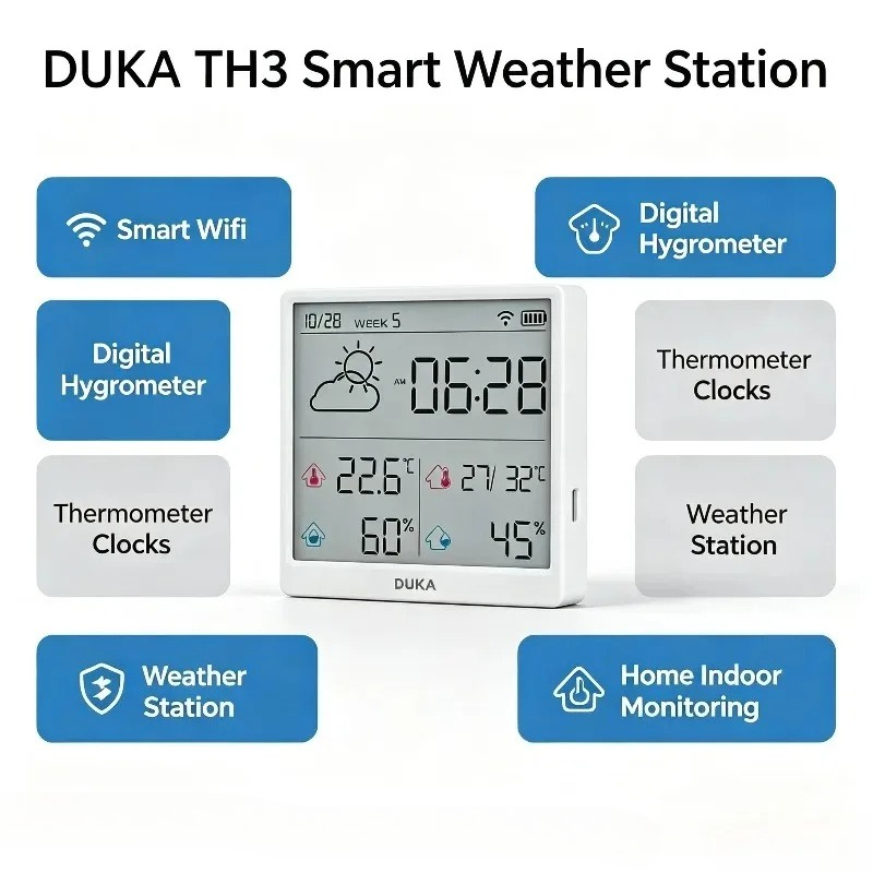 DUKA ATuMan – умный Wi-Fi-датч – обзор и цена Weather Station Indoor